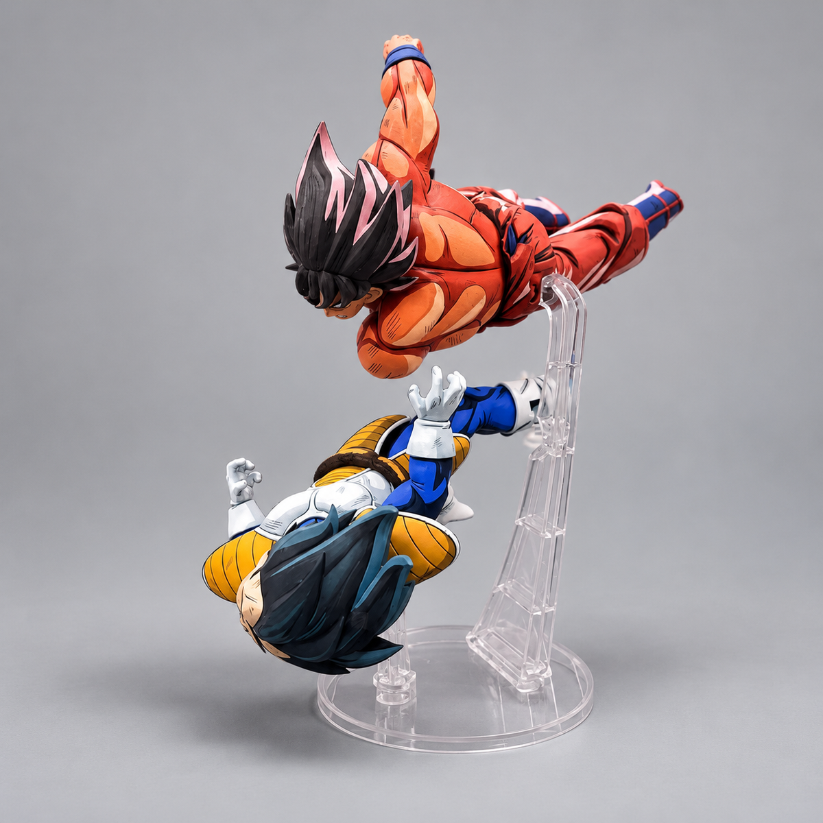 Comic Colour Dragon Ball 2D Figure Goku vs Vegeta Repaint — rear or alternate view