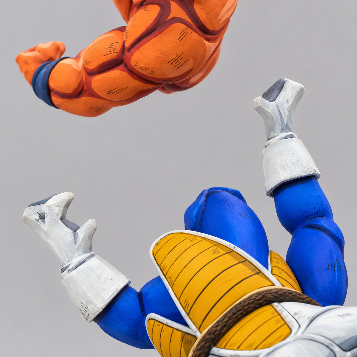 Comic Colour Dragon Ball 2D Figure Goku vs Vegeta Repaint — lower detail