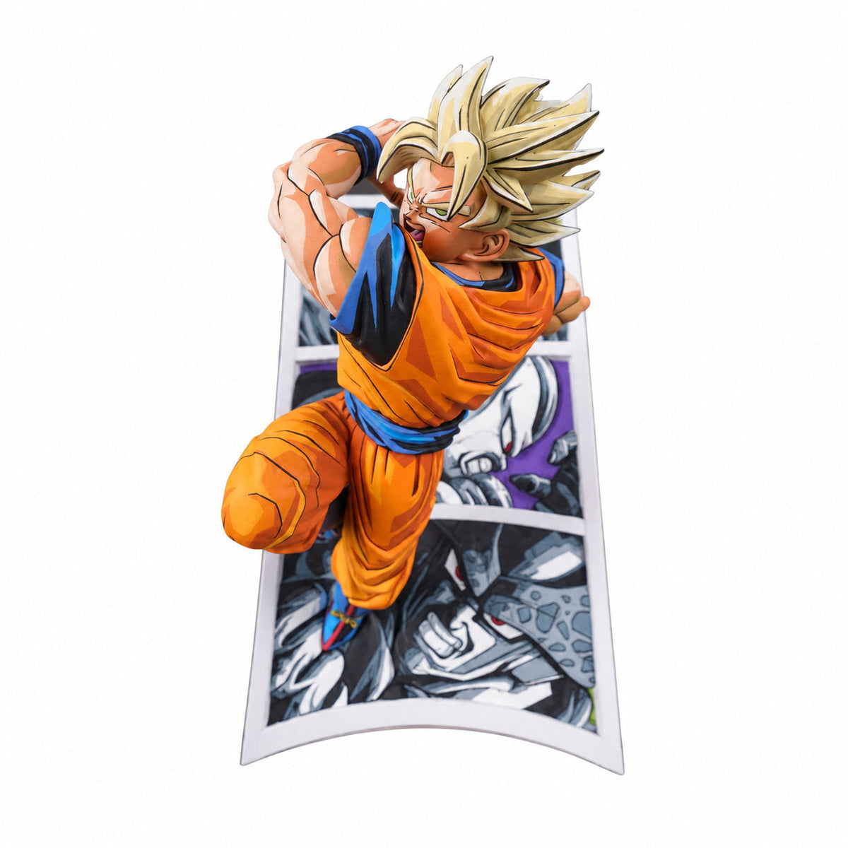 Super Saiyan Son Goku Trail of Battles Figure Repaint — full figure