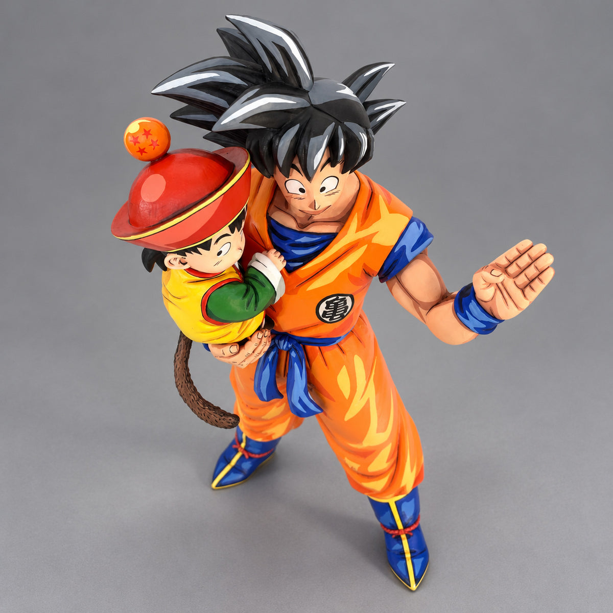 Dragon Ball Z Goku & Gohan 2D Figure Repaint — rear or alternate view