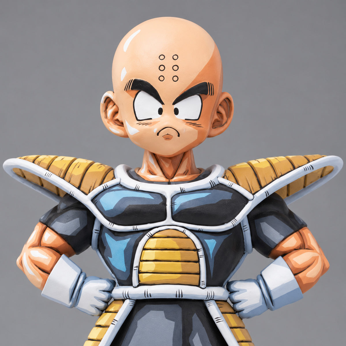 Dragon Ball Krillin & Son Gohan Figure Repaint — head detail