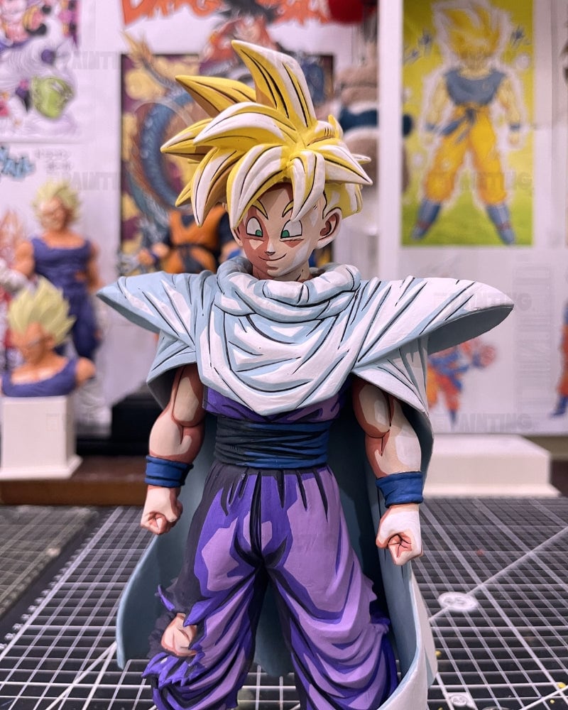 Anime Colour Dragon Ball Z Son Gohan SSJ1 Figure Repaint