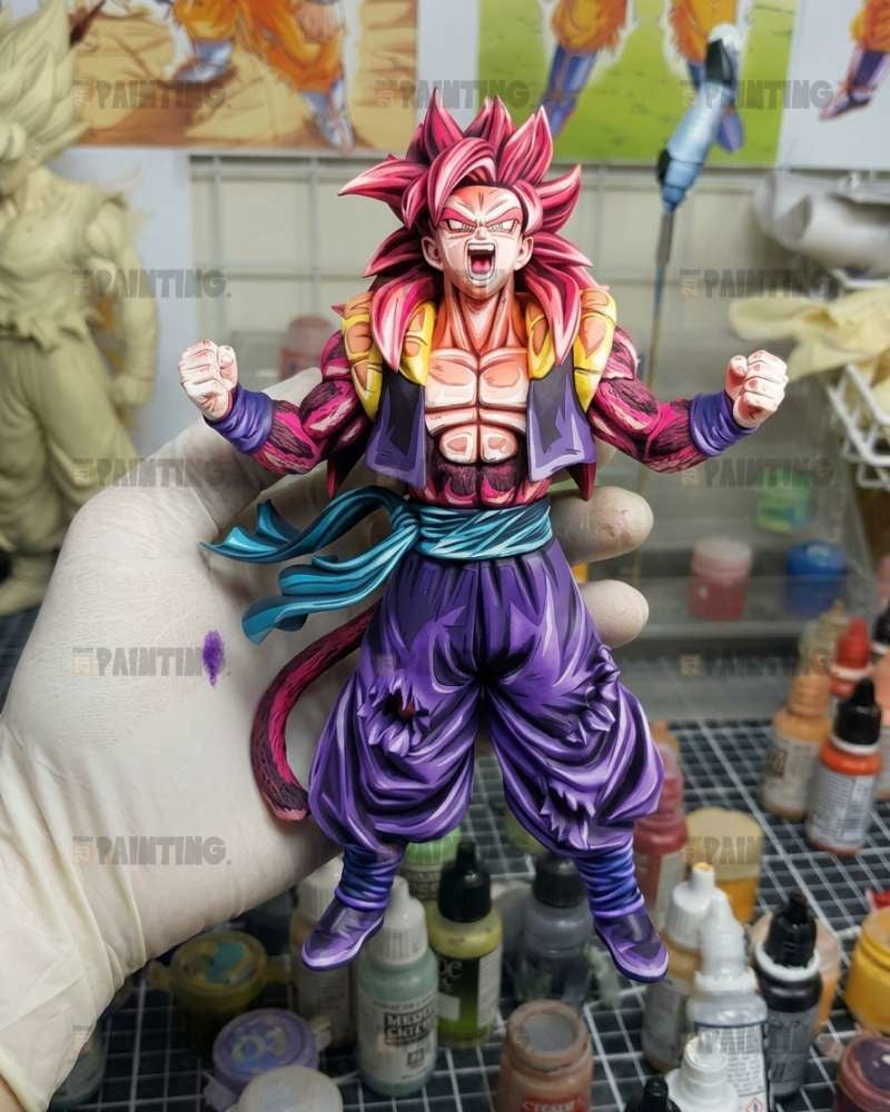 Dragon Ball Heroes Gogeta SSJ4 Figure Repaint