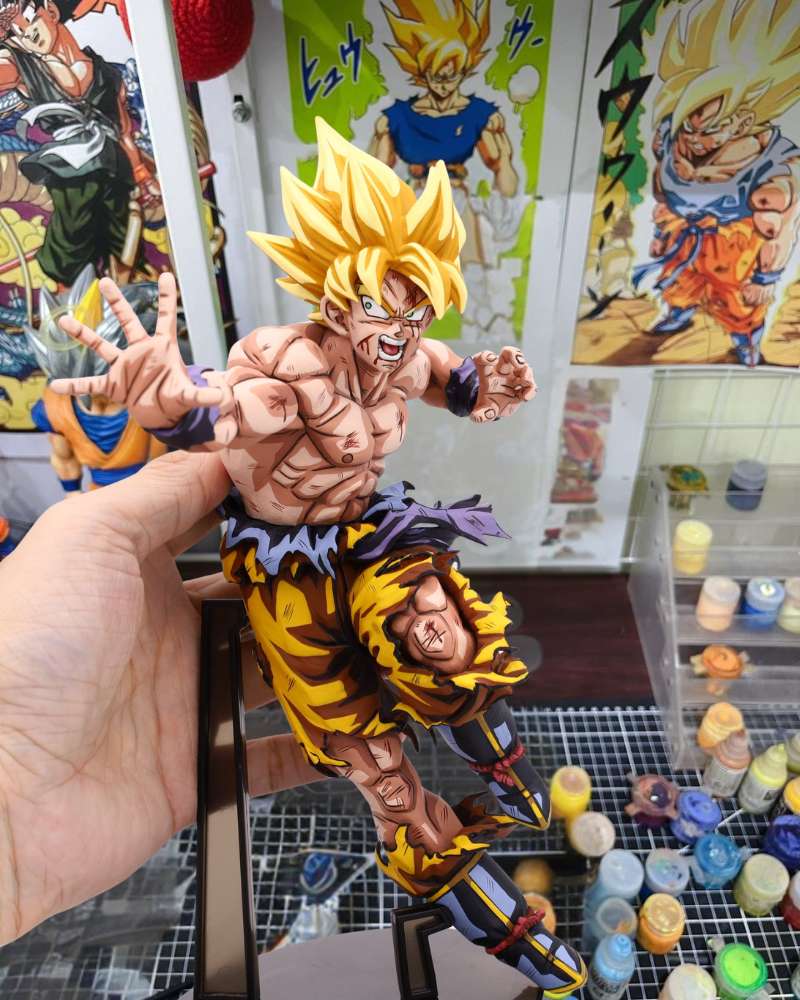22CM DBZ Son Goku Tenkaichi Budokai Figure Repaint
