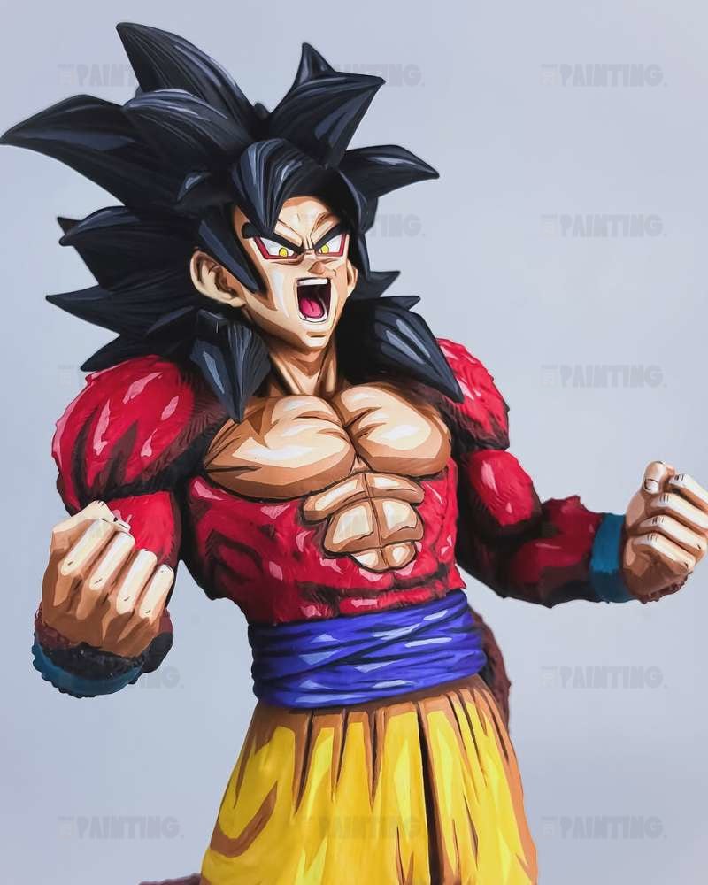 Dragon Ball GT Super Saiyan 4 Son Goku Figure Repaint