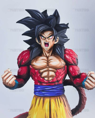 Dragon Ball GT Super Saiyan 4 Son Goku Figure Repaint