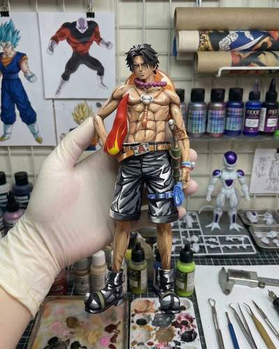 One Piece Grandista Portgas D. Ace Figure Repaint