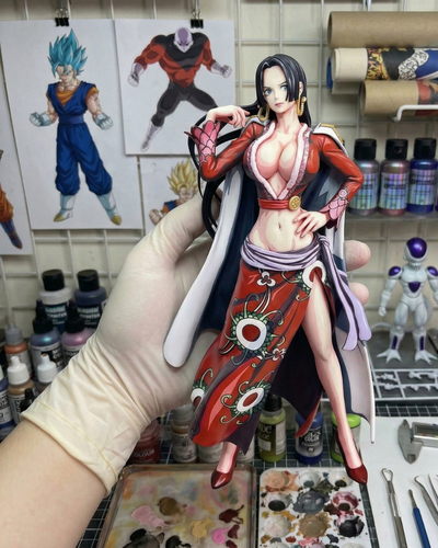 Anime Colour One Piece Boa Hancock Figure Repaint