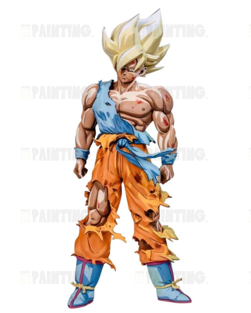 Dragon Ball 2D Anime Colour Namek Goku Figure Repaint