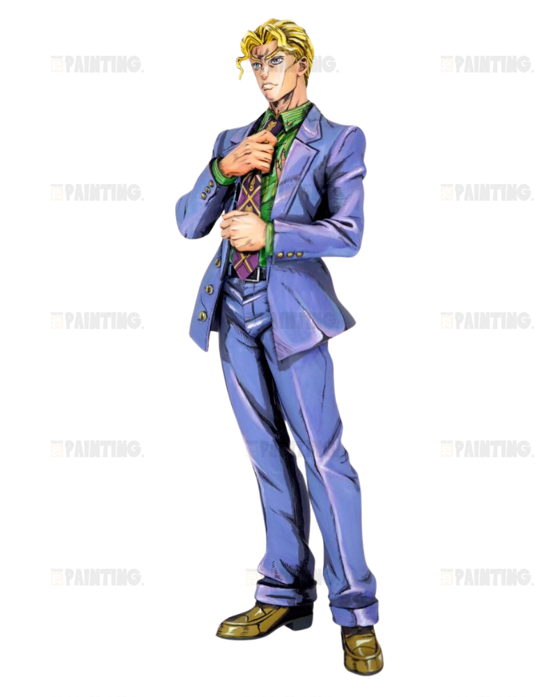 22CM JoJo's Bizarre Adventure Kira Yoshikage Figure Repaint