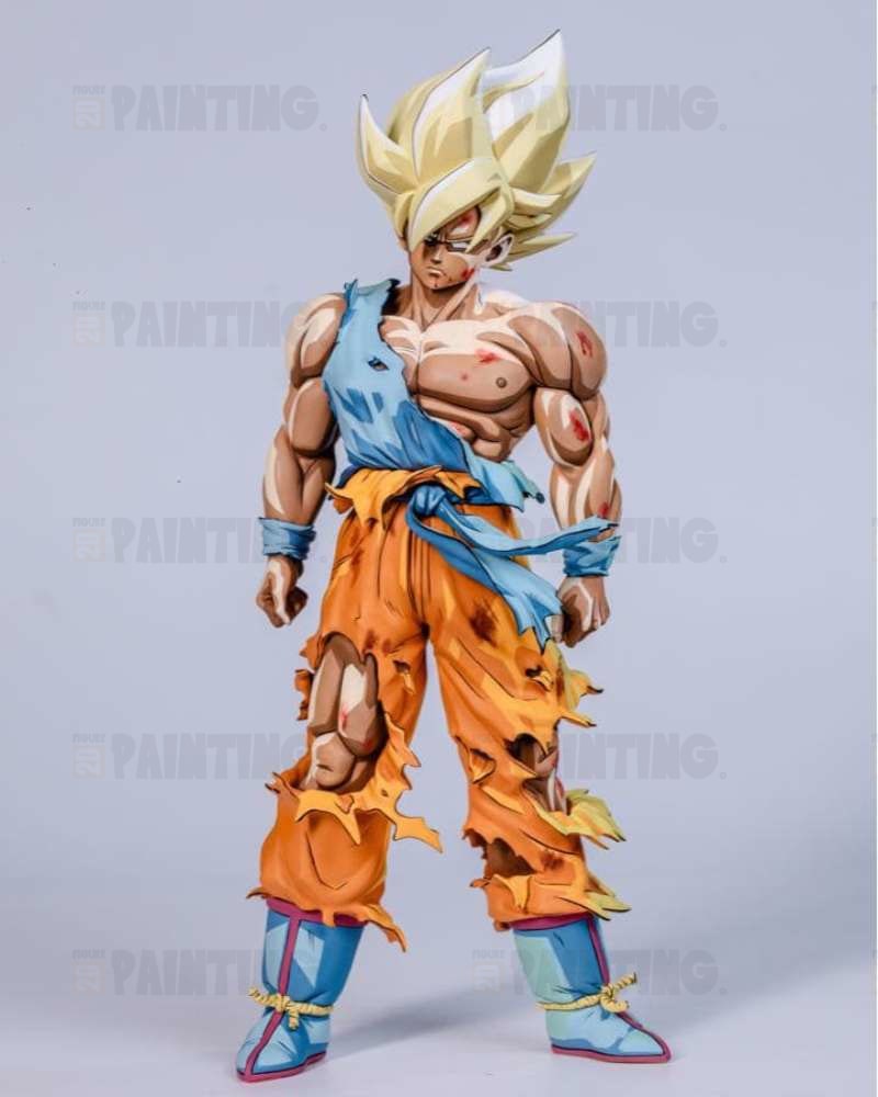 Dragon Ball 2D Anime Colour Namek Goku Figure Repaint