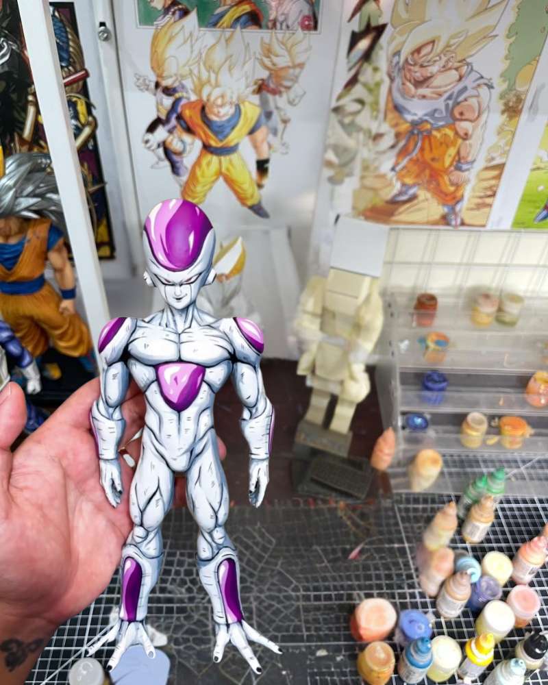 24CM Dragon Ball Z Frieza Final Form Figure Repaint