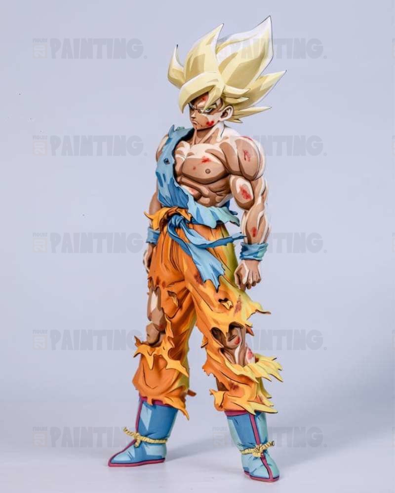 Dragon Ball 2D Anime Colour Namek Goku Figure Repaint