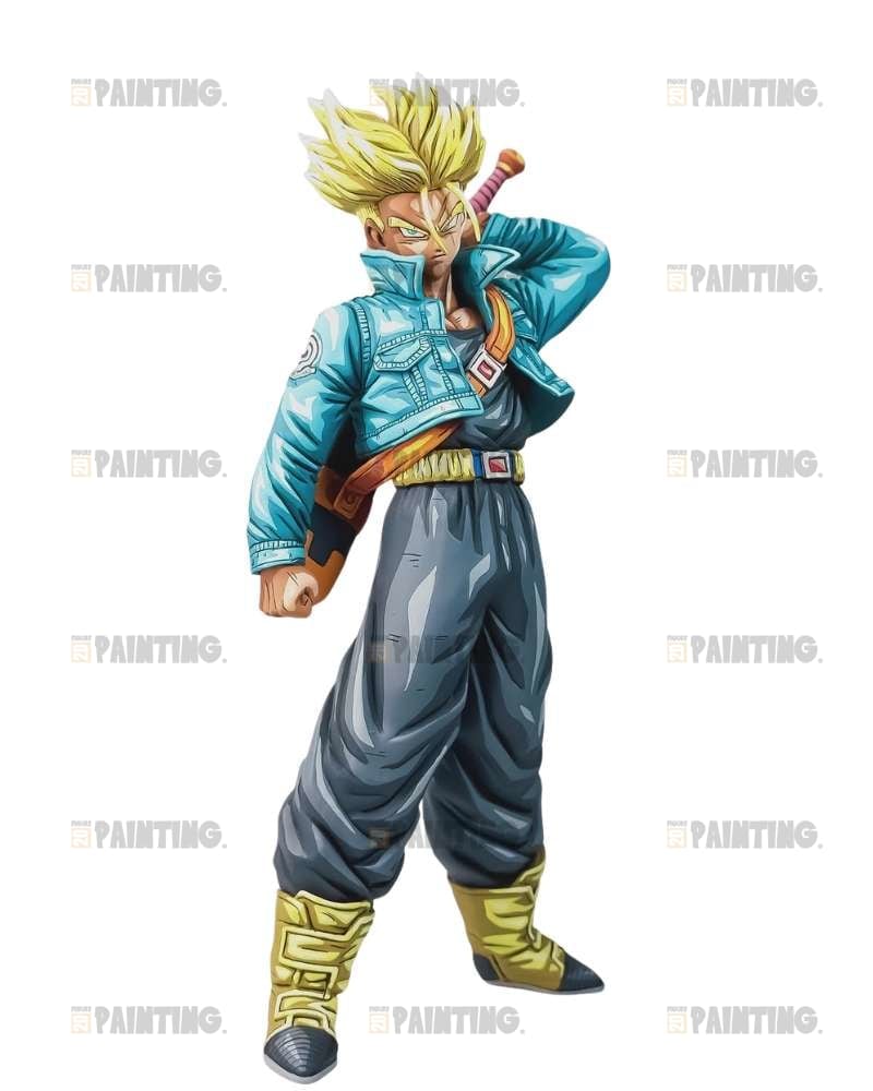 23CM Dragon Ball Future Trunks 2D Comic-Style Repaint