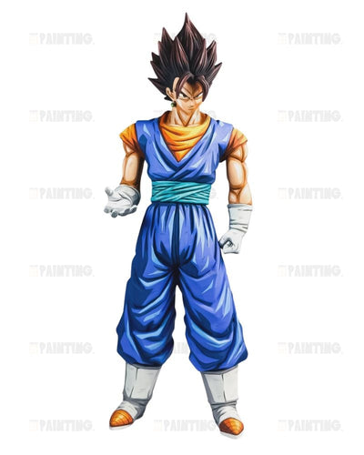 2D Anime Colour Dragon Ball Vegito Figure Repaint
