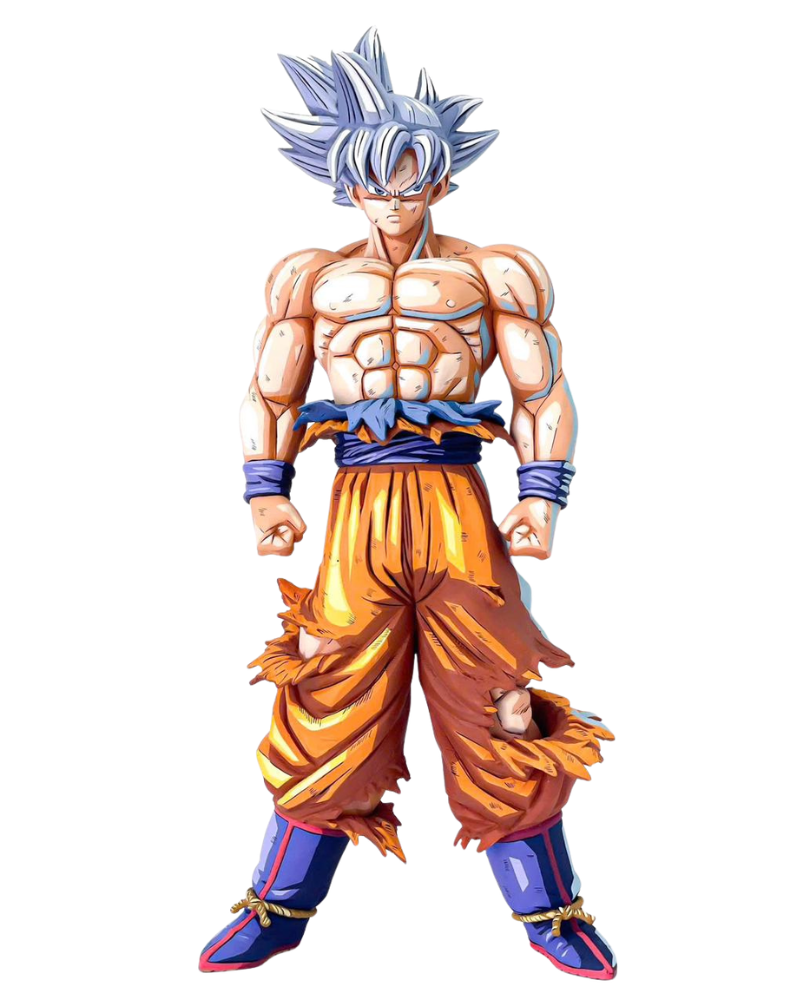 31CM Dragon Ball Z Son Goku Ultra Instinct Figure Repaint