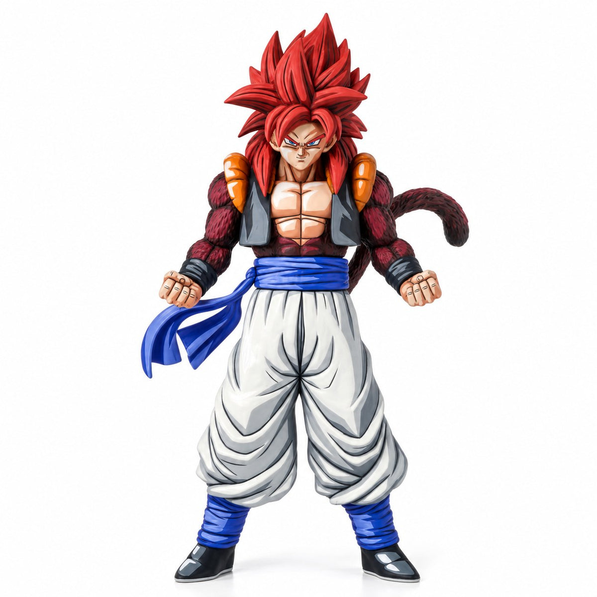 Dragon Ball GT Gogeta Super Saiyan 4 Figure Repaint — full figure