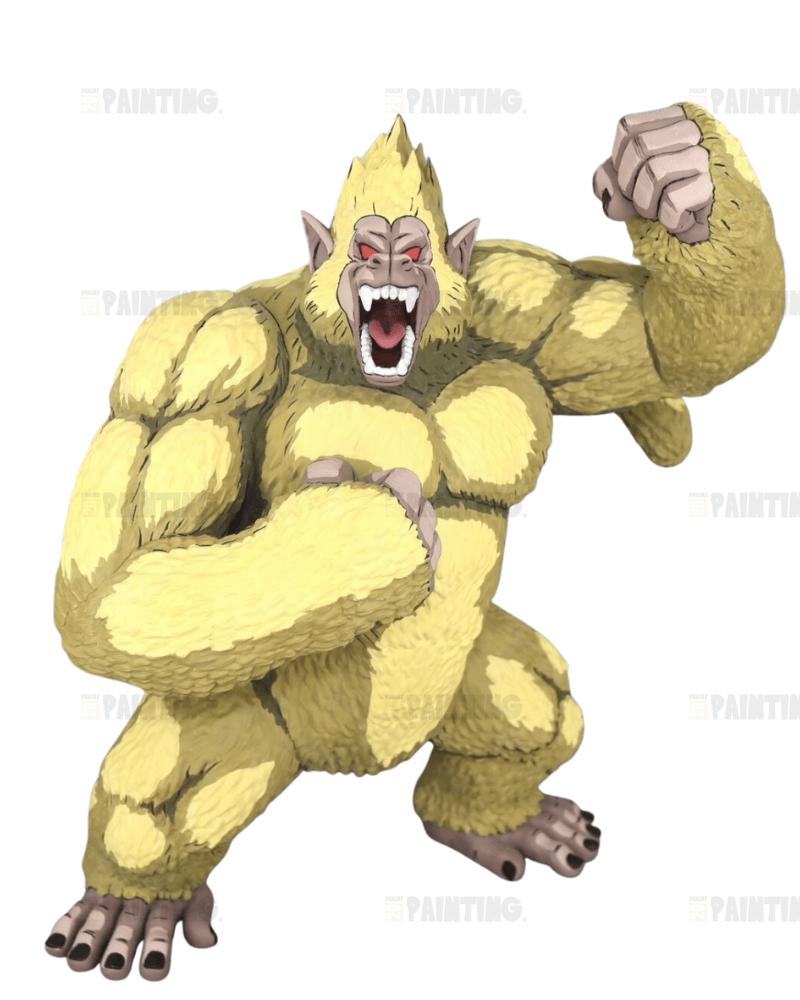 DBZ Golden Great Ape Goku Figure Repaint