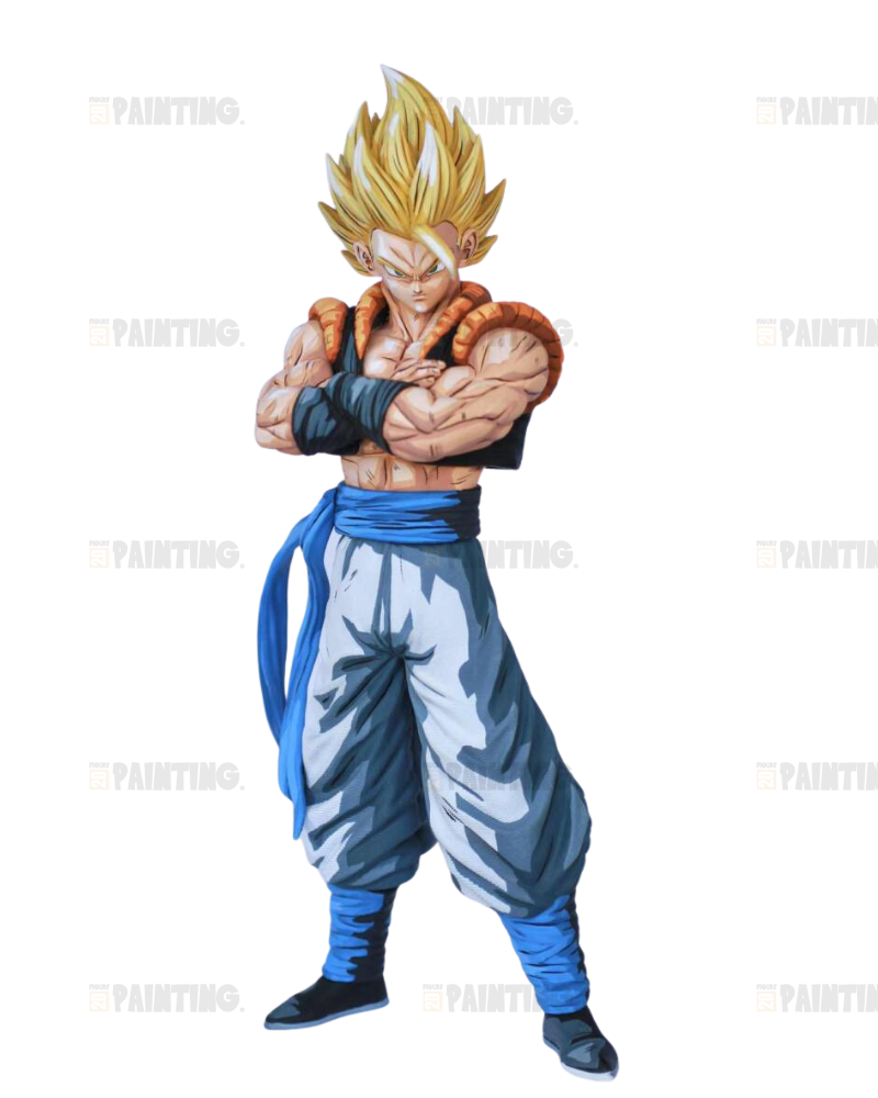 30CM Dragon Ball Super Saiyan Gogeta Action Figure Repaint