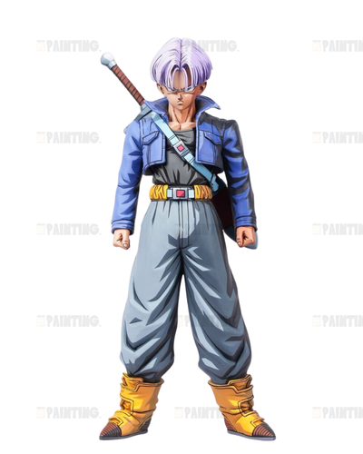 ドラゴンボールZ MASTER STARS PIECE トランクス　リペイント 25CM DBZ Master Stars Piece Trunks Figure Repaint – 2D Figure Painting