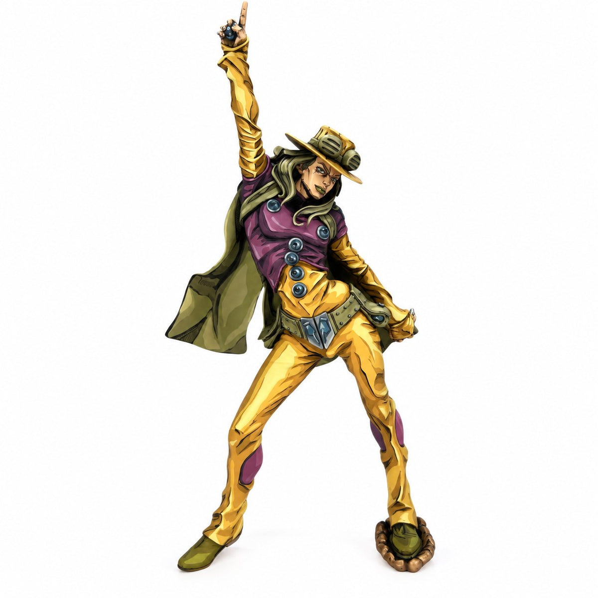 JoJo's Bizarre Adventure Gyro Zeppeli Figure Repaint — full figure