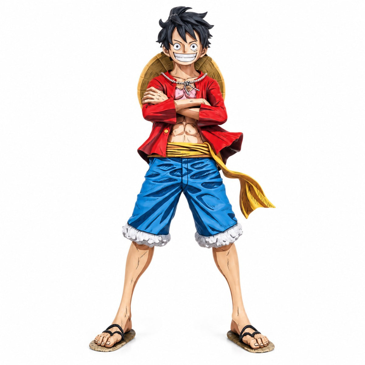 Anime Colour One Piece Monkey D. Luffy Figure Repaint — full figure