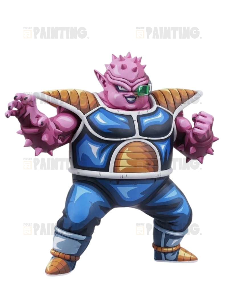 24CM Dragon Ball Dodoria 2D Colour Anime Figure Repaint
