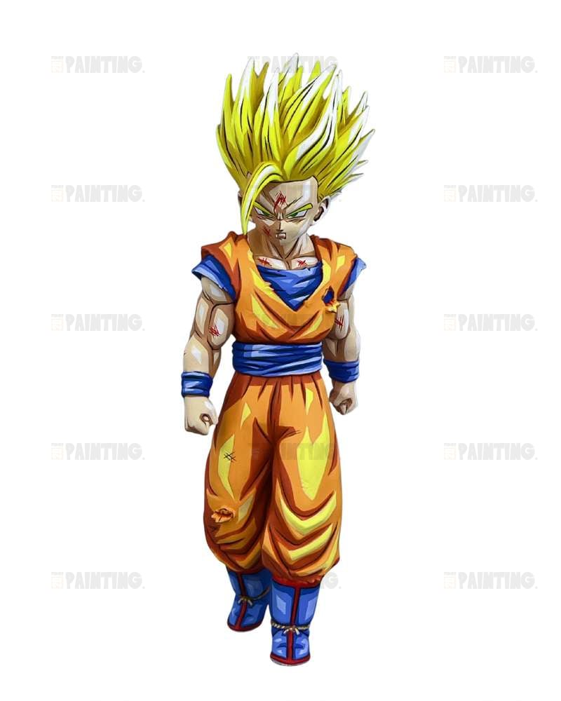 19CM Dragon Ball Z Son Gohan SSJ2 Figure Repaint