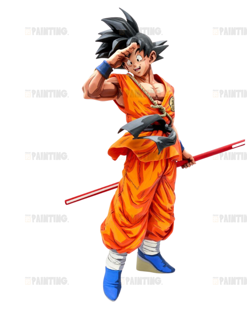30CM Dragon Ball Z Goodbye Son Goku Figure Repaint