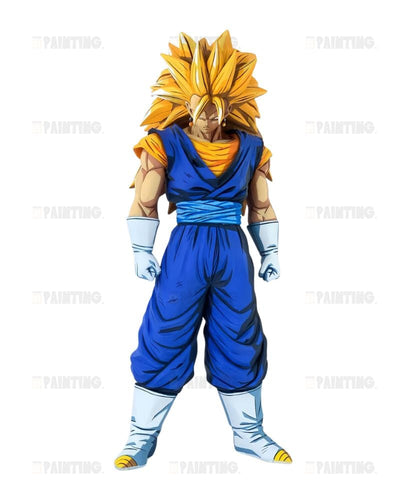 Anime Style Dragon Ball Vegito SSJ3 Figure Repaint
