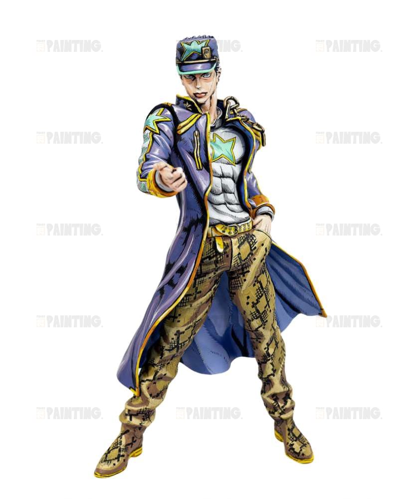 27CM JoJo's Bizarre Adventure Jotaro Kujo Figure Repaint