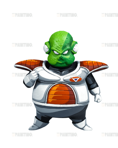 13CM Dragon Ball Z Ginyu Force Guldo Figure Repaint