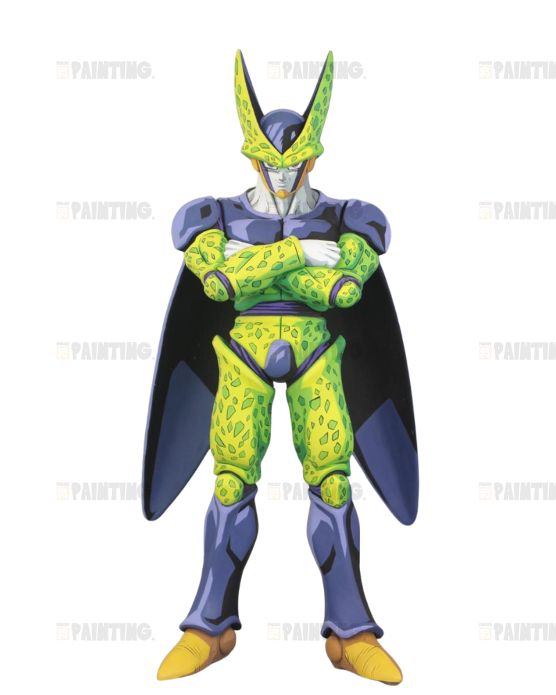 30CM Dragon Ball Perfect Cell Anime Figure Repaint