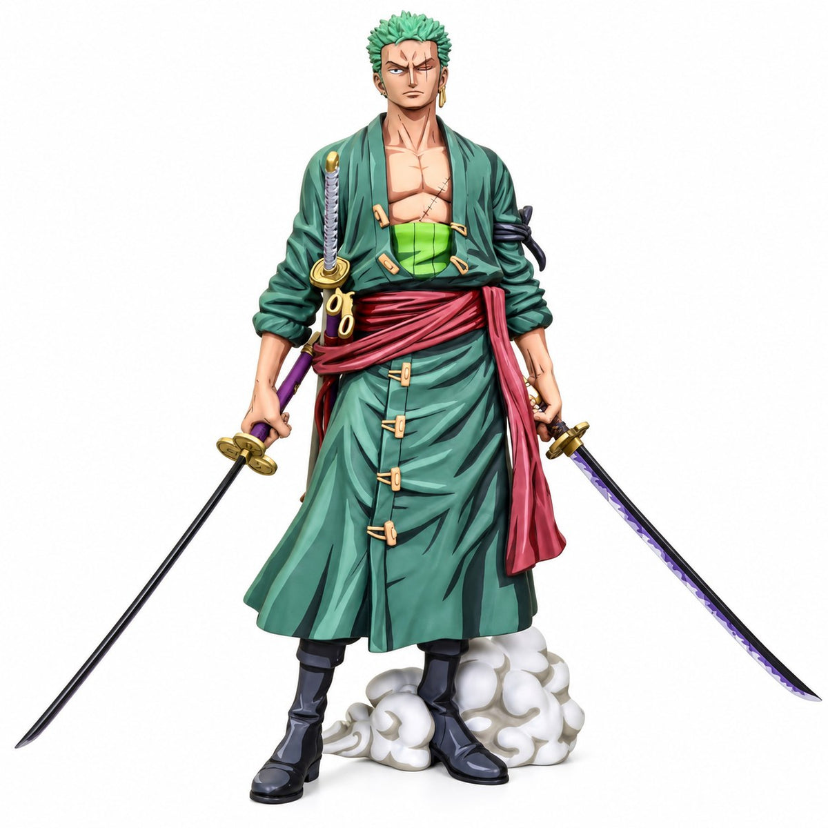 One Piece Premium Roronoa Zoro Figure Repaint — full figure