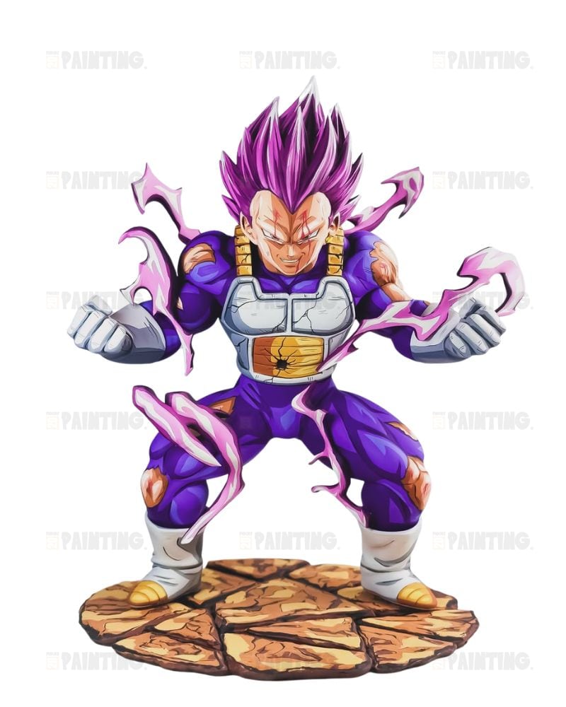 Manga Colour Vegeta Ultra Ego Figure Repaint