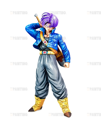 Comic Colour Dragon Ball Legends Trunks Figure Repaint