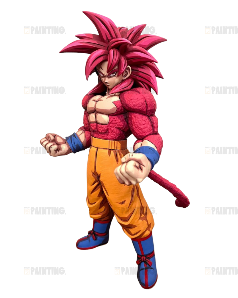 25CM Dragon Ball Super Saiyan 4 Son Goku Figure