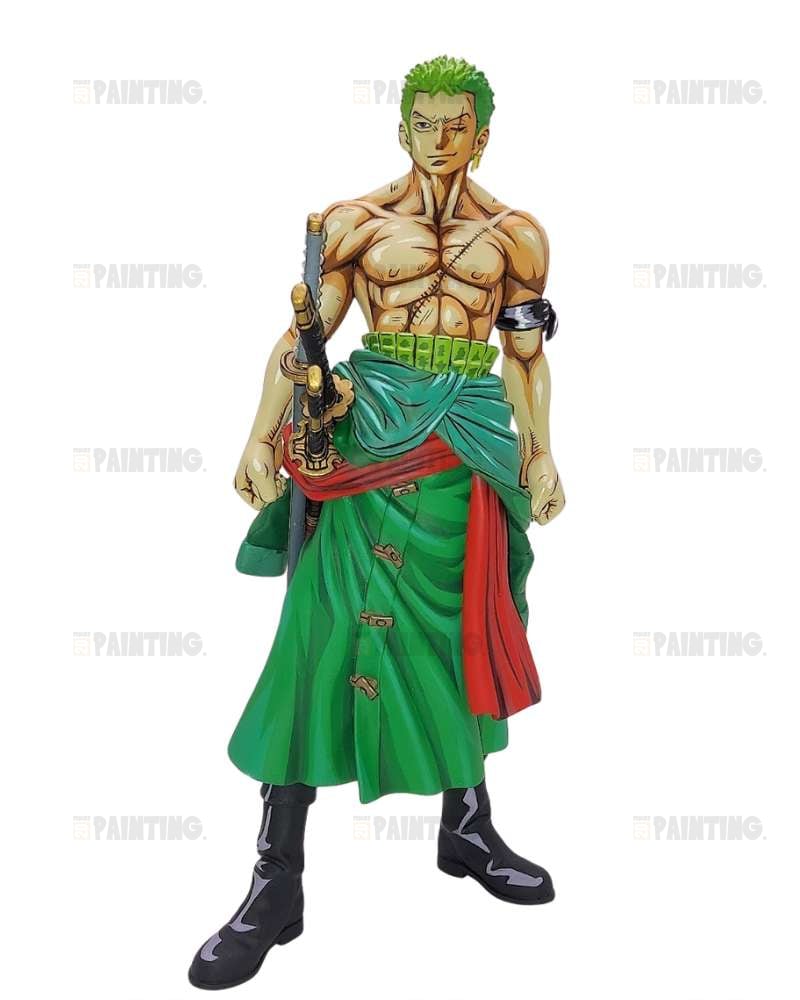 26CM One Piece Roronoa Zoro Figure Repaint