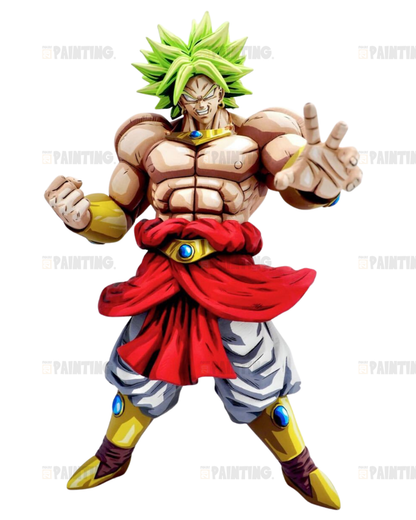 33CM Dragon Ball Super Saiyan Broly Figure Repaint