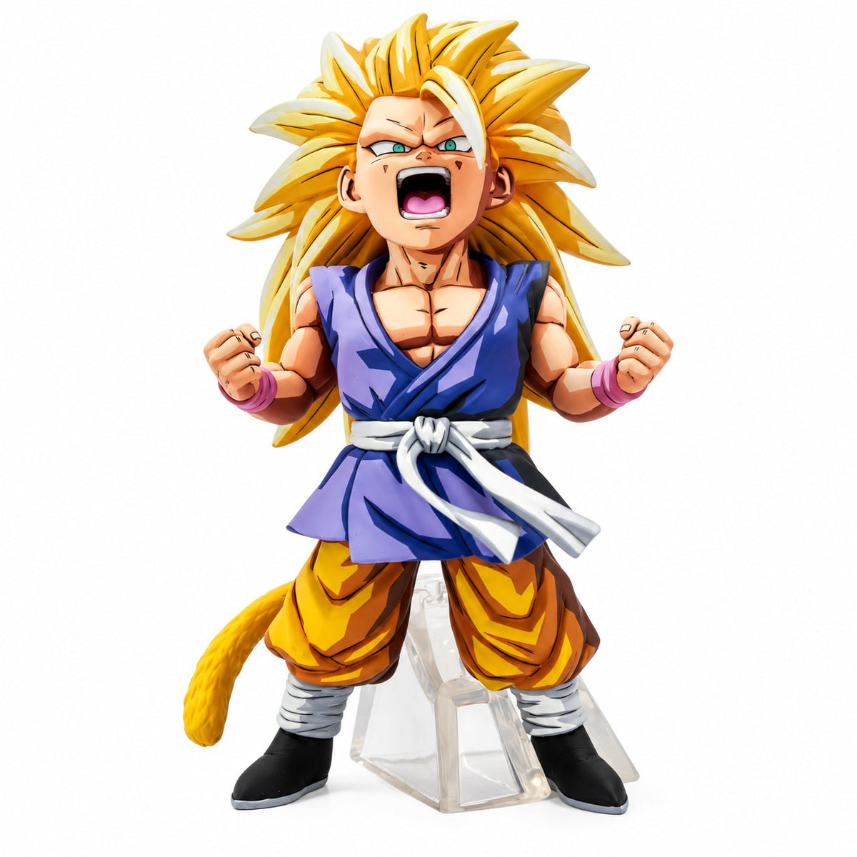 Dragon Ball Super Saiyan 3 Son Goku Kid Figure Repaint — full figure