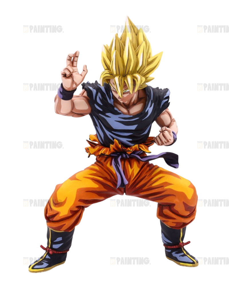 20CM Super Saiyan Son Goku Figure Repaint