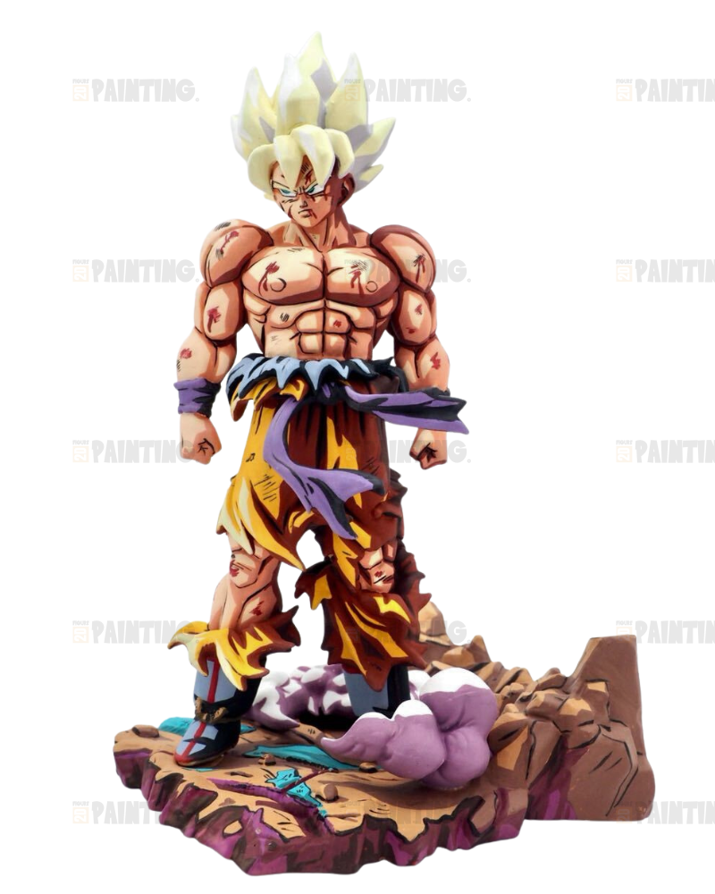 13CM Dragon Ball Z Son Goku Anime Figure Repaint
