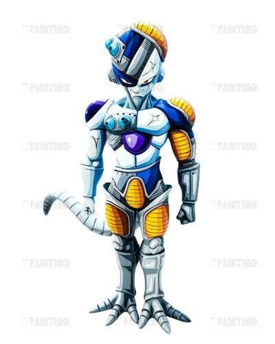 Dragon Ball Mecha Frieza 2D Anime Style Figure Repaint