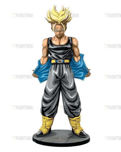 21CM Dragon Ball Departure 9 Super Saiyan Trunks Figure Repaint