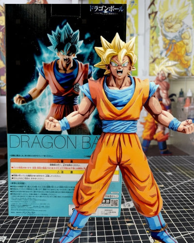 Comic Colour Dragon Ball Super Saiyan Goku Figure Repaint