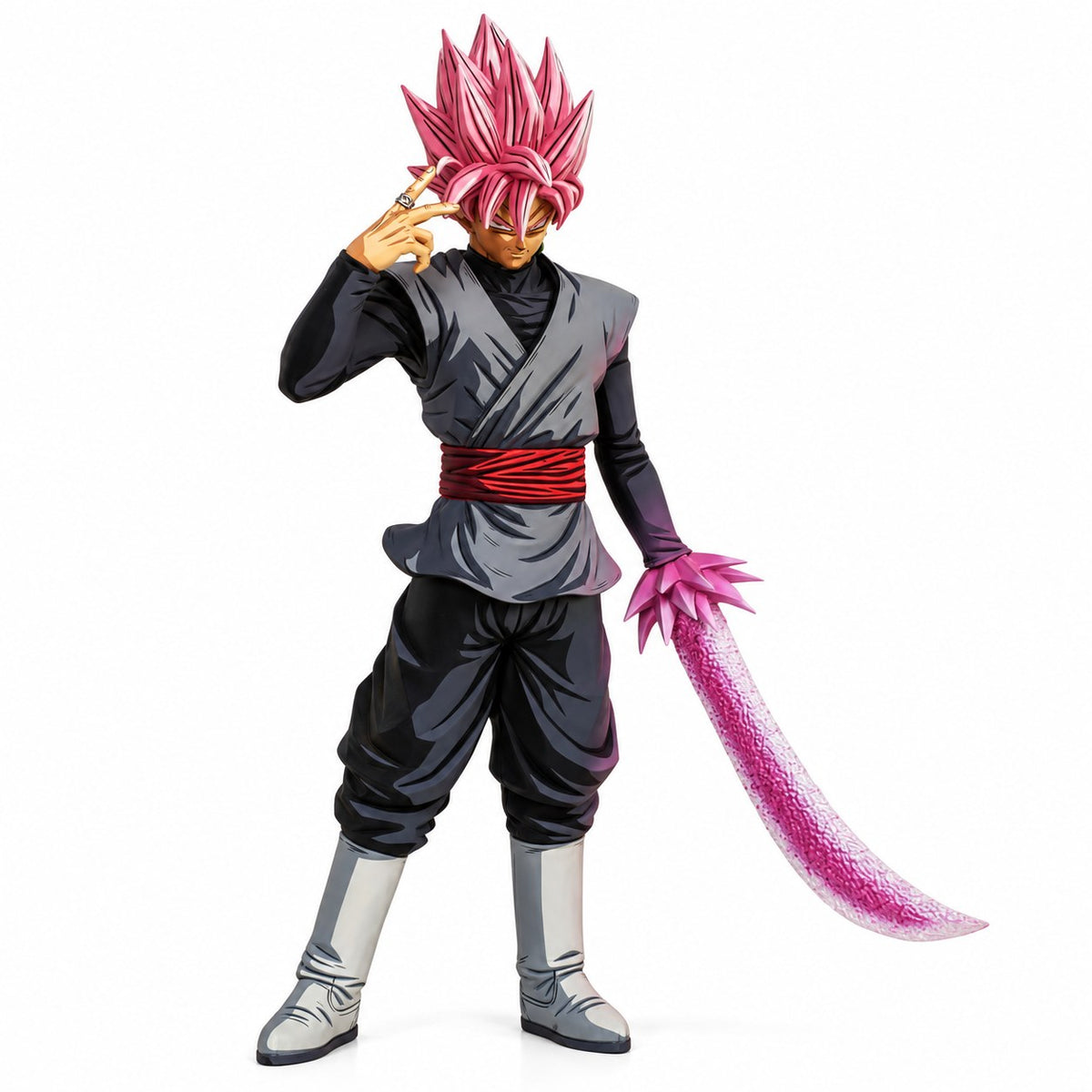 Collector Piece Goku Black Super Saiyan Rose 2D Figure Repaint — full figure