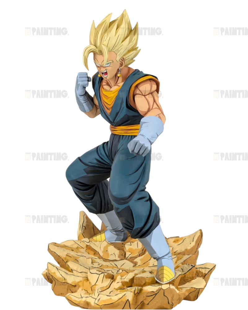 32CM Dragon Ball Super Saiyan Vegetto Figure Repaint