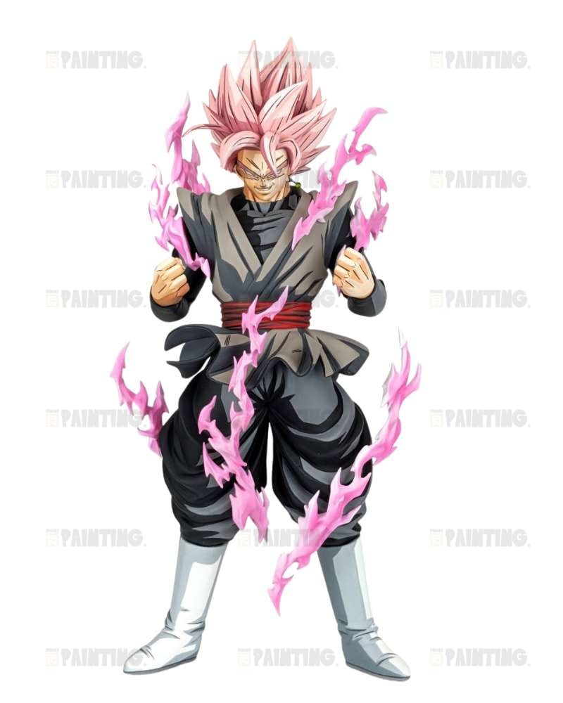 32CM Dragon Ball Super Rose Goku 2D Comic Colour Repaint