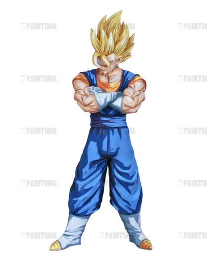 28CM Dragon Ball Super Saiyan Vegito Figure Repaint