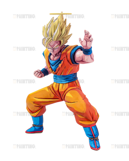 DBZ Match Makers Super Saiyan 2 Son Goku Figure